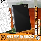 G4GADGET A4 2026 Day a Page Black Diary Gilt Edges Hardback - Image 9