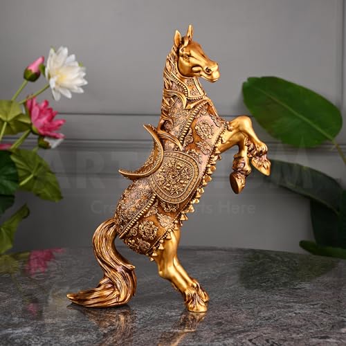 Image of Artarium New Rising Horse Statue for Home Office Living Room Decor Showpiece Vastu Wealth Income Decorative and Gifts Items (1 Piece)