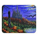 Halloween Dracula Vampire in Graveyard Mouse Pad Original Art Vlad Moonet by Nerdology