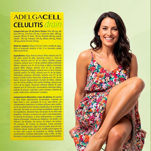 Adelgacell Celulite Drain complément liquide minceur anti-capitons