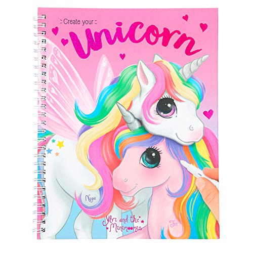 Depesche 7959 Ylvi - Malbuch Create your Unicorn, inkl. 8 Fasermalern, Ausmal-Buch mit 60 zauberhaften Einhorn-Motiven… – Bild 3
