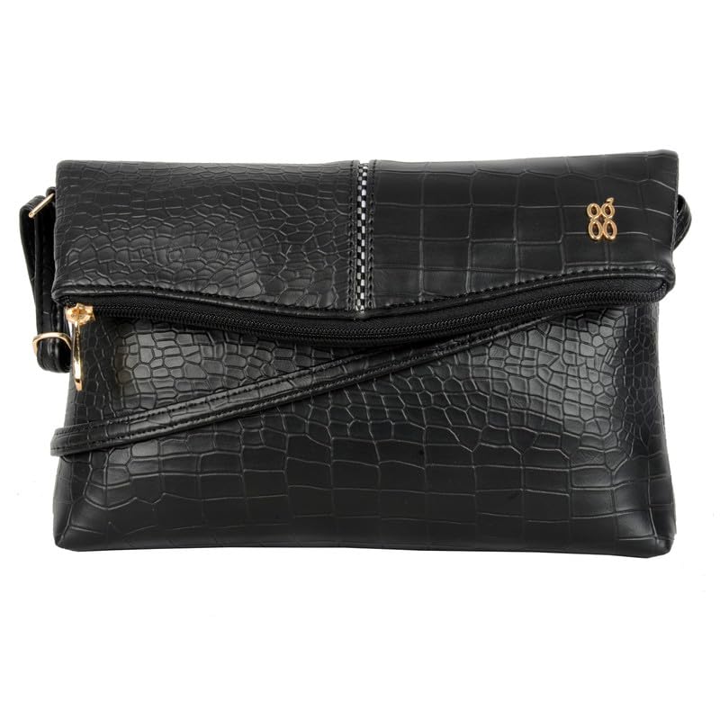 Baggit LXE STENCIL REPTAR BLACK Sling Bag | Vegan Material | Water Resistant | Premium Zipper & Magnetic Closure | Compact & Stylish for Women | Black Baggit LXE STENCIL REPTAR BLACK Sling Bag | Vegan Material | Water Resistant | Premium Zipper & Magnetic Closure | Compact & Stylish for Women | Black