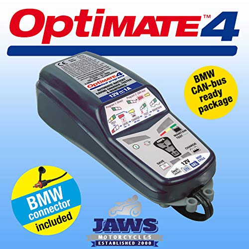 OptiMate 4 BMW CANbus 12V Motorcycle Automatic Battery Charger Optimiser