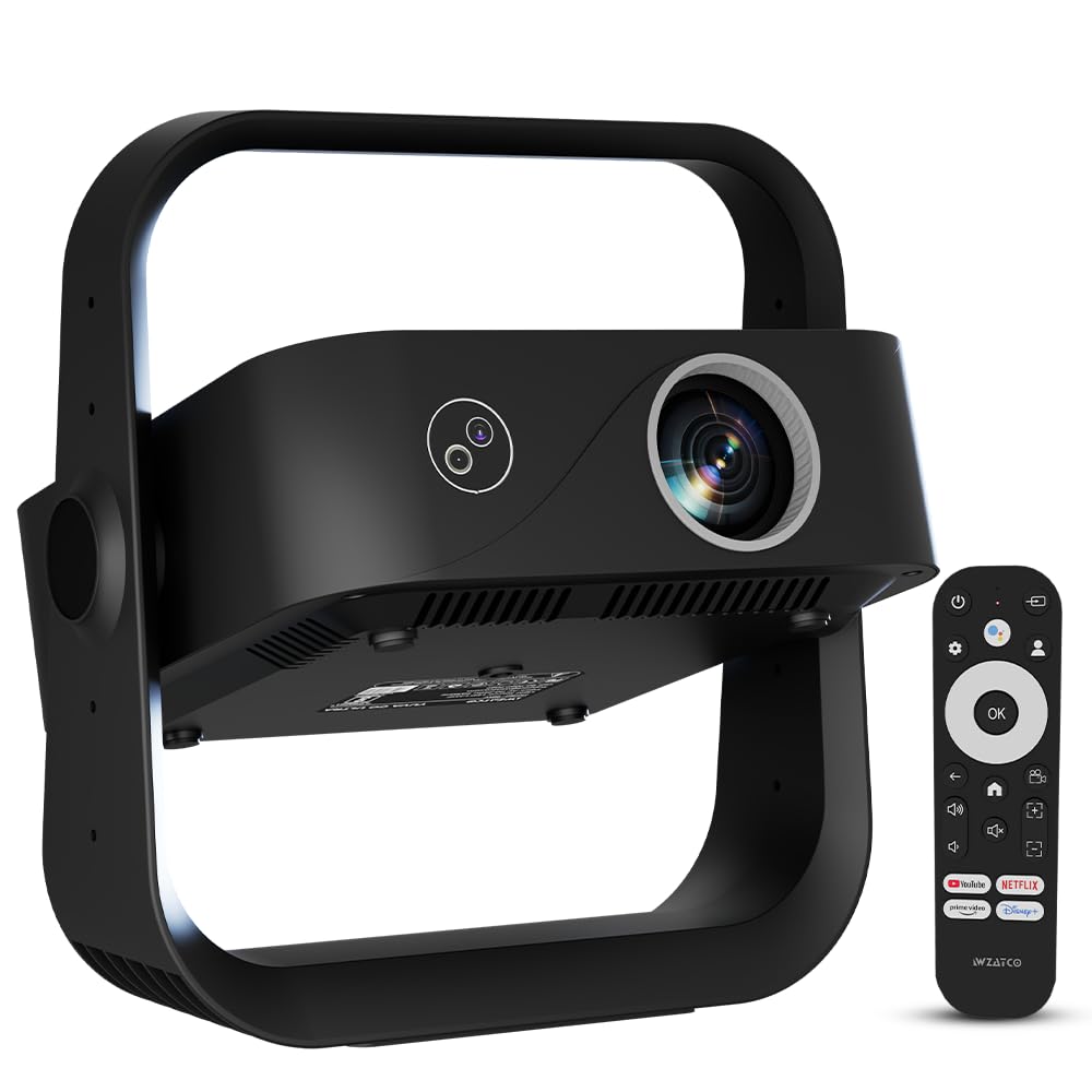 Wzatco Yuva Go Ultra, Google TV Official, Native 1080P, Projector 4k Ultra HD, 13000 Lumens, Fully Automatic, Sealed Engine, ARC, Screen Mirroring, Home Cinema, Black-picture-17