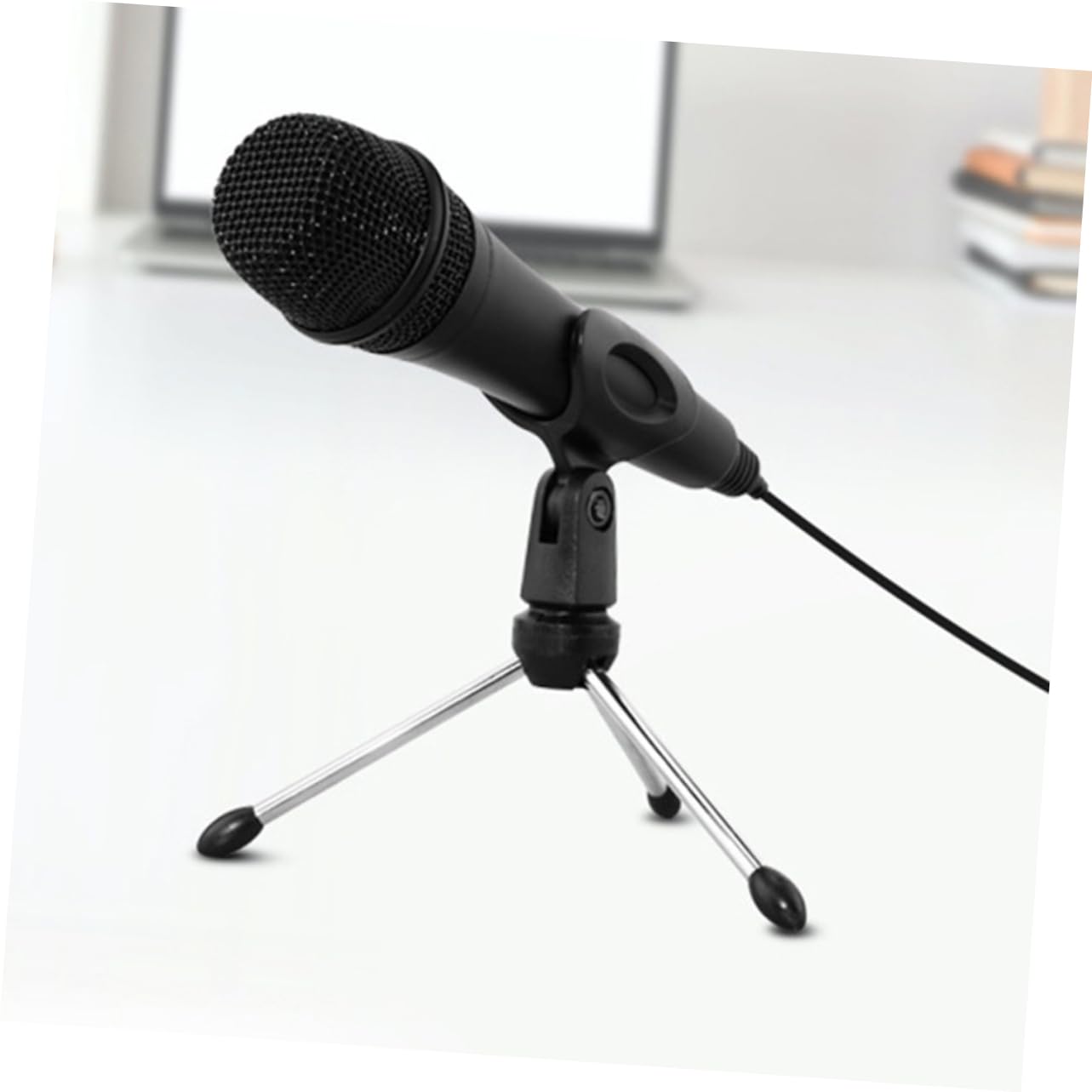 Toyvian Microfono Condensatore USB Professionale e Struttura in Abs e Metallo Connessione Stabile per Prestazioni in Diretta per Streaming e Gaming