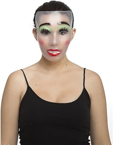 Viving Costumes Viving Costumes-204566 Carnaval 204566-Máscara Transparente para