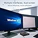 immagine 5Mini PC Fanless Intel Celeron N4000 (up to 2.6GHz) 4GB DDR/64GB eMMC Mini Desktop Computer Windows 10 Pro HDMI and VGA Port 2.4/5.8G WiFi BT4.2 3xUSB3.0 Support Linux,NGFF 2242 SSD