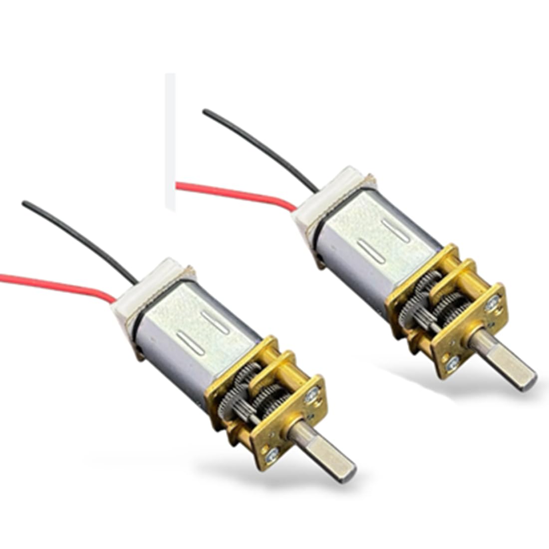 N20 Micro Metal Gear Motor 3.7 V–6 V, 30:1 Gearbox, 100 RPM – Pack of 2 – Ideal for RC Cars, Robots, DIY Hobby Projects-image-7