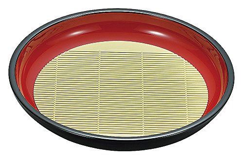 宮本産業 麺皿 麺 多用皿 黒内朱 φ25×4.2cm