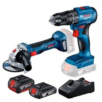 Bosch Combo Furadeira GSB185-LI + Esmerilhadeira GWS180LI 2B