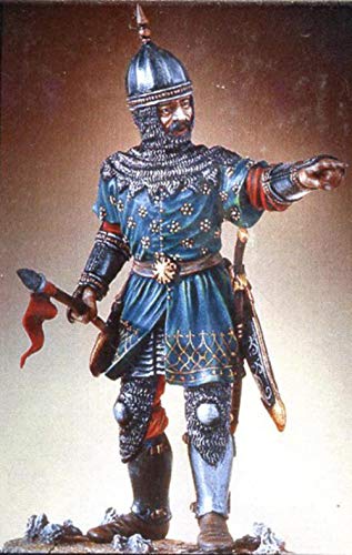 Figura Modelo Caballero Turco Antiguo 75mm Resina sin Pintar miniatura 1