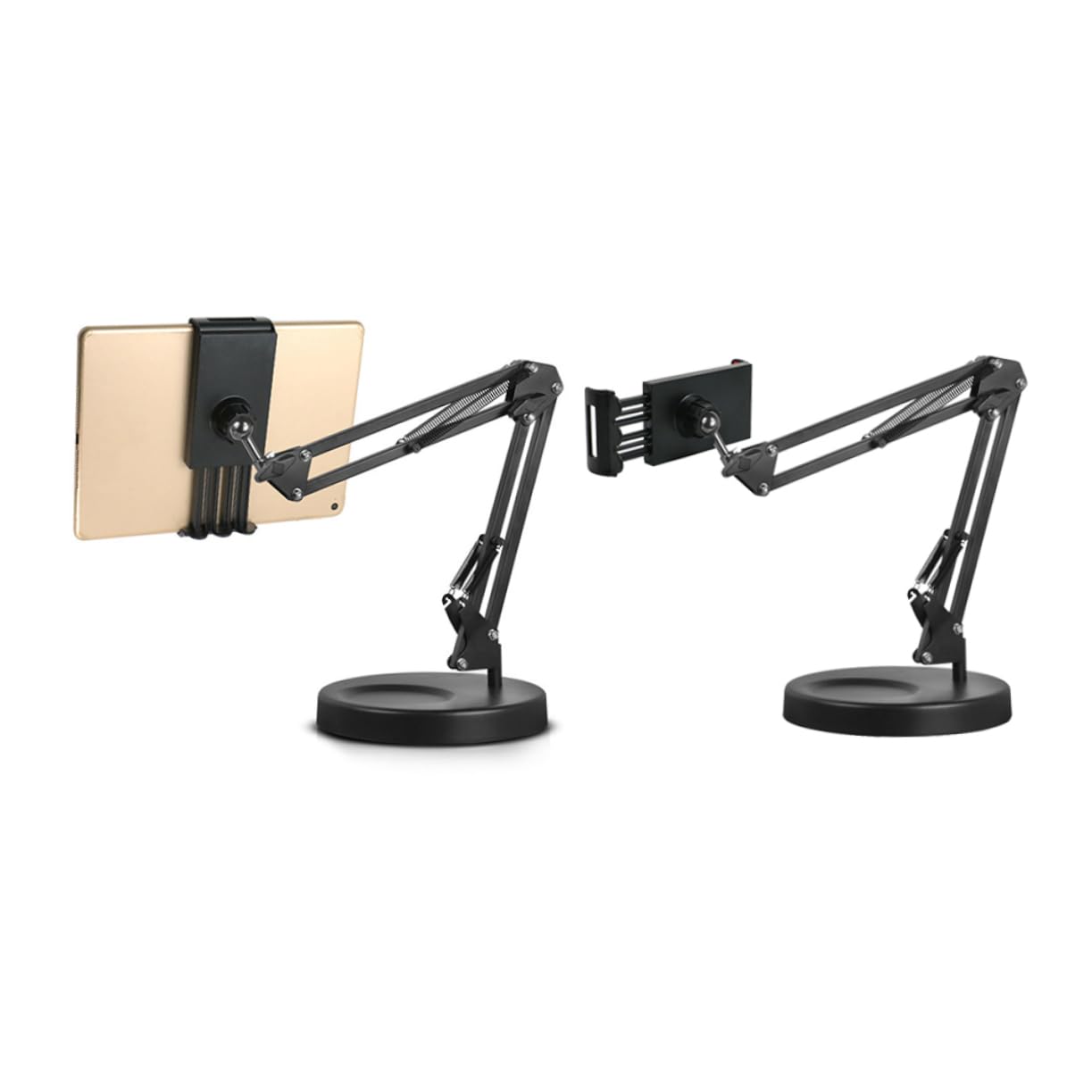 SHINEOFI Soporte para Teléfono Móvil de Metal con Brazo de Suspensión para Escritorio para Fotografía y Vídeo Compatible con Teléfono Móvil y Tableta Soporte de Brazo de Suspensión