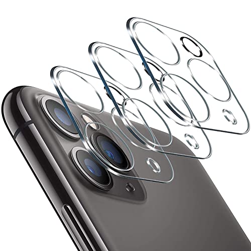 - 3 Pellicola Fotocamera per iPhone 11 PRO Anti Macchia Anti Grafio 3D Full in Vetro Temperato Durezza 9H Installazione Facile