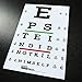 Epstein Did Not Kill Himself Eye Chart - Sticker
