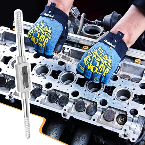 Image of Psyqtsuary M3-M 12 Adjustable Tap Wrench Handle, 1 /16 inch-1 /2 inch Reamer Steel Adjustable Wrench Hand Tool, Hand Taps Holder Tapping Reamer Tools Professional Tapping Wrenchs Tool for Machinist Repair