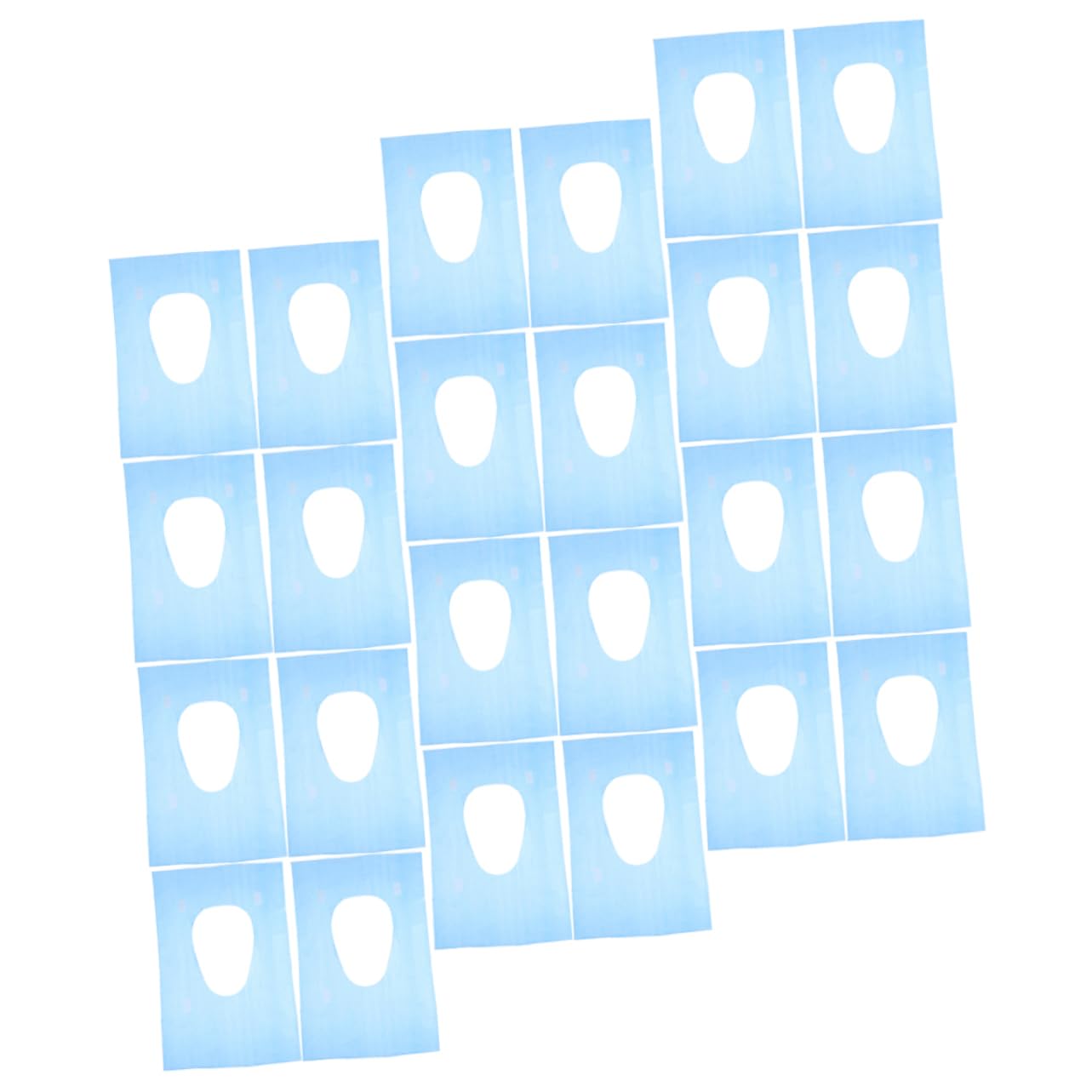 KOMBIUDA Disposable Toilet Seat Covers 30pcs Portable Travel Camping Thicker Home Hotel