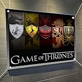 Game of Thrones Banner Large Vinyl Indoor or Outdoor Banner Sign Poster Backdrop, party favor decoration, 30