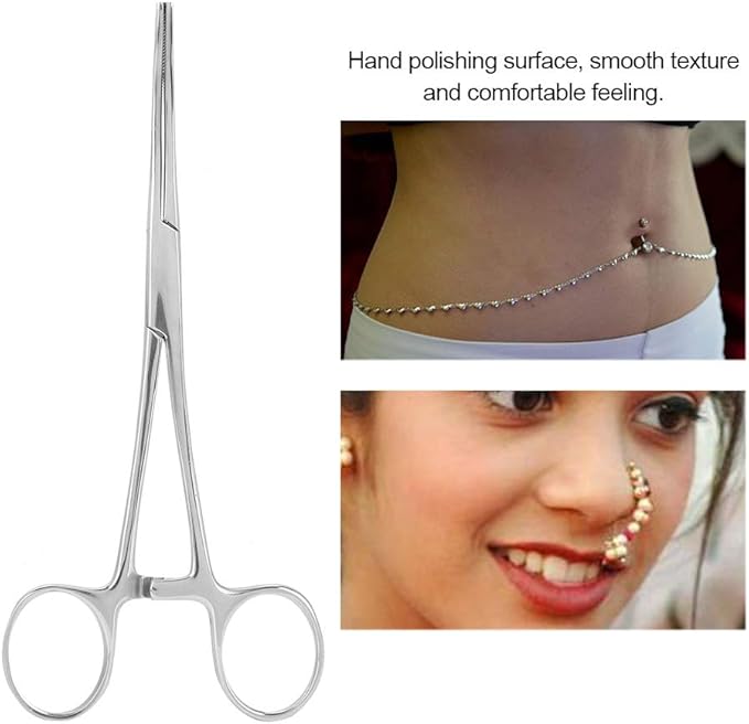 Amazon Co Jp ピアス鉗子 セルフロッキングスポンジクランプ ボディピアス用耳ピアス用 ジュエリー