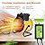 Greenhouse Heater with Digital Thermostat - 1500W Portable Outdoor Heater for Green House, Fast Heating, Overheat Protection, Space Heater for Greenhouse, Grow Tent Heater(Gold)