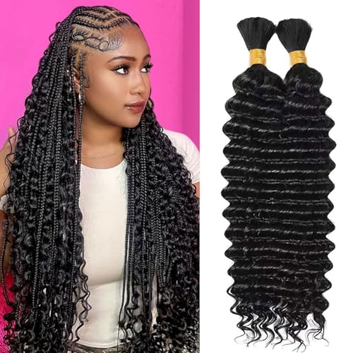 Human Braiding Hair for Boho Braids 100g 26 Inch Deep