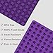 Silikon Hundekekse Backform, 112 Gitter Hundekuchen Backmatte mit Pentagramm-Formen für DIY Hundeleckerlies, Schokolade, Kekse, Süßigkeiten, BPA-Frei - Lila Pentagramm