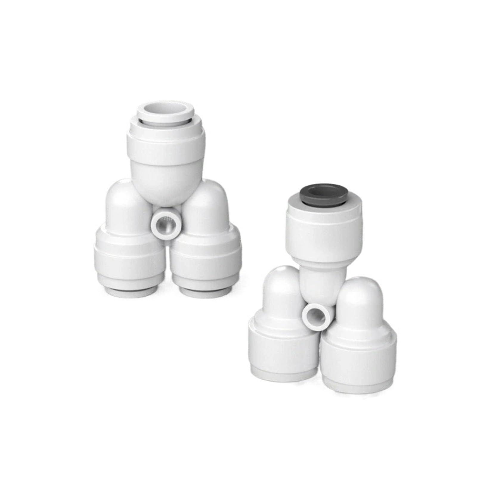 Accesorio de agua, rosca macho-hembra, conexión rápida, conector de manguera de 1/4" y 3/8", filtro de agua, piezas de ósmosis inversa(JSQMK048,50 pcs)