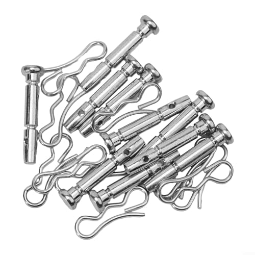 Lot de 20 goupilles de cisaillement et goupilles fendues compatibles avec les modèles de souffleuse à neige