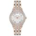 Bulova Women's Swarovski Crystal Quartz Watch with Stainless-Steel Strap, Rose Gold, 16 (Model: 98N113)