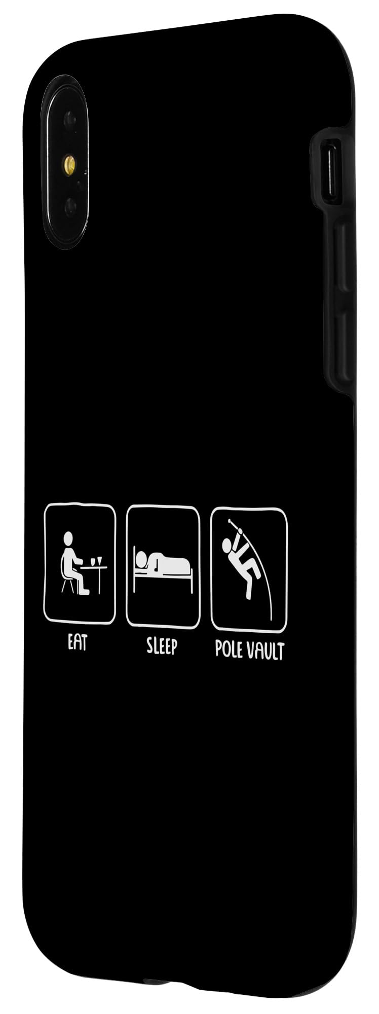 iPhone X/XS Eat Sleep Pole Vault Case - Image 2