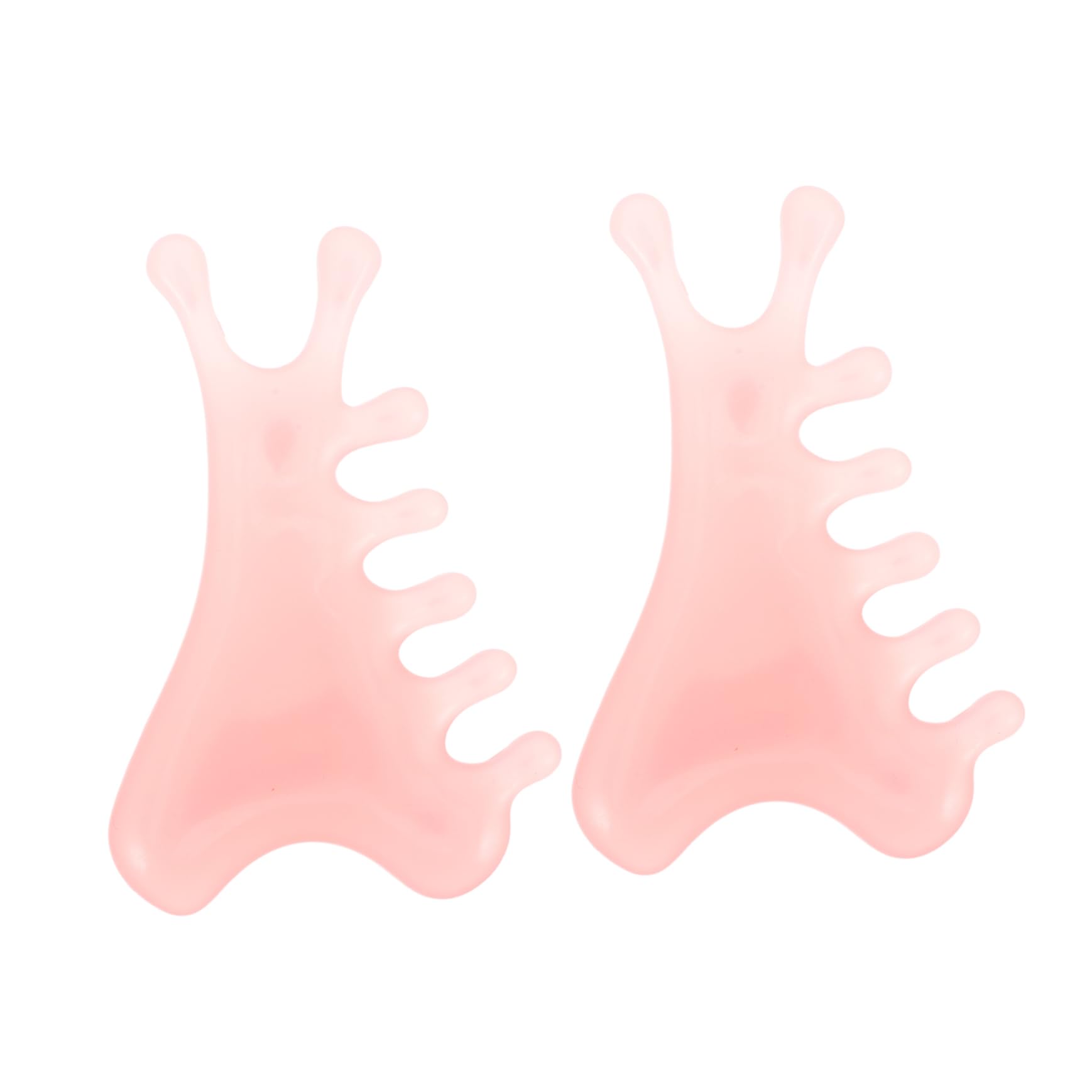 FOMIYES 2Pcs Wide Tooth Scalp Comb with Fish Tail Design for Head Neck and Eye Relaxation Portable Brush for Men and Facial Scraping Tool for Dandruff