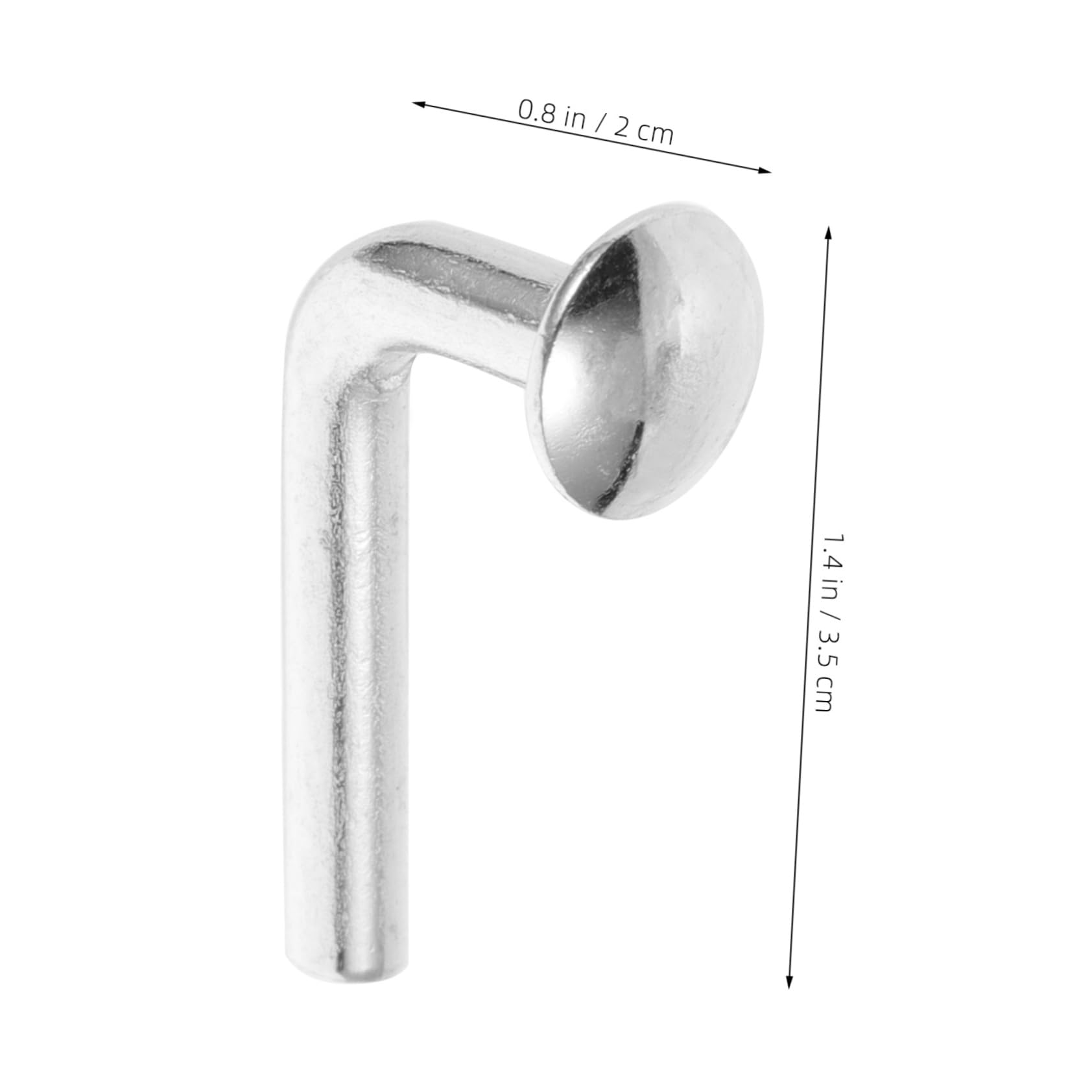 NUOBESTY 100 Stück Lagerregalbolzen aus Eisen Silber Palettenregal Sicherheitsclip für Maximale und Stabilität für Selbstgemacht Nutzer und Profis