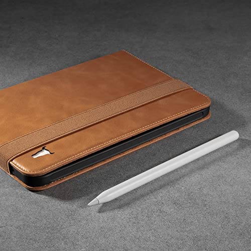 Torro Case Compatible With Ipad Mini 6 – Genuine Leather Ipad Mini 6Th Generation (2021) Cover With Stand Function, Apple Pencil Connectivity And Wake Sleep Function (Tan) #TOP5