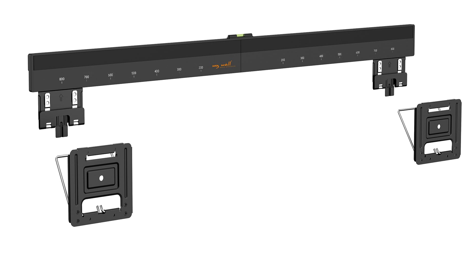 Mywall HE7-2L - Supporto da Parete per TV a Schermo Piatto 43-100", Carico Fino a 75 kg, Universale per Ultra Sottile, 9,5 mm