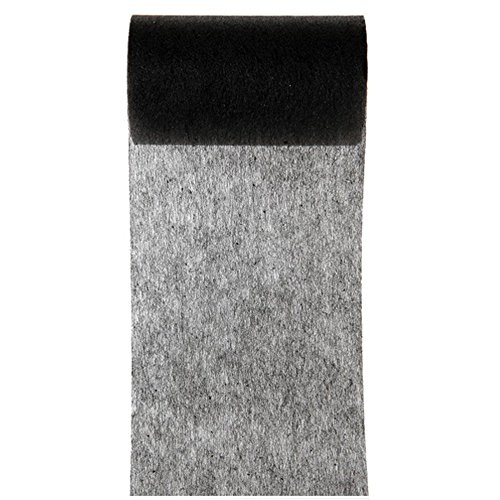 Ruban Intissé 10cm. - Rouleau de 10m. - Noir