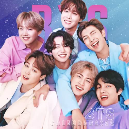 BTS 2022 Calendar: BTS 2022 monthly planner,BTS calendar 2022-2023, BTS 2022 OFFICIAL Planner with Monthly Tabs and Notes Section. BTS Monthly Square Calendar with 18 Exclusive Photos