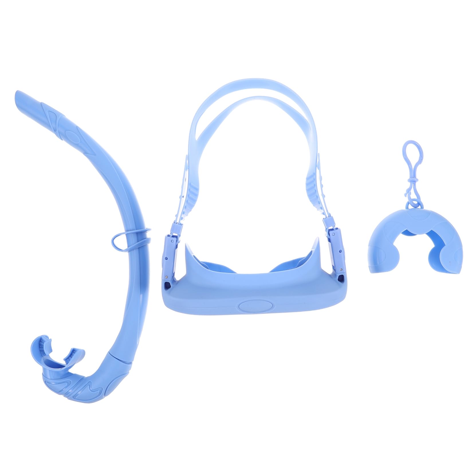 1juego De Buceo Profesional para Adultos Gafas Antivaho De Amplio Ángulo y Tubo De Snorkel con Estuche De Almacenamiento Equipamiento De Esnórquel y Buceo Color Azul