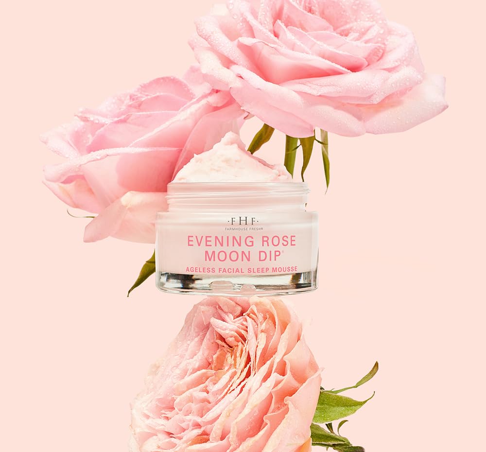 FarmHouse Fresh Evening Rose Moon Dip Retinol Night Cream, 1.7 Fl Oz