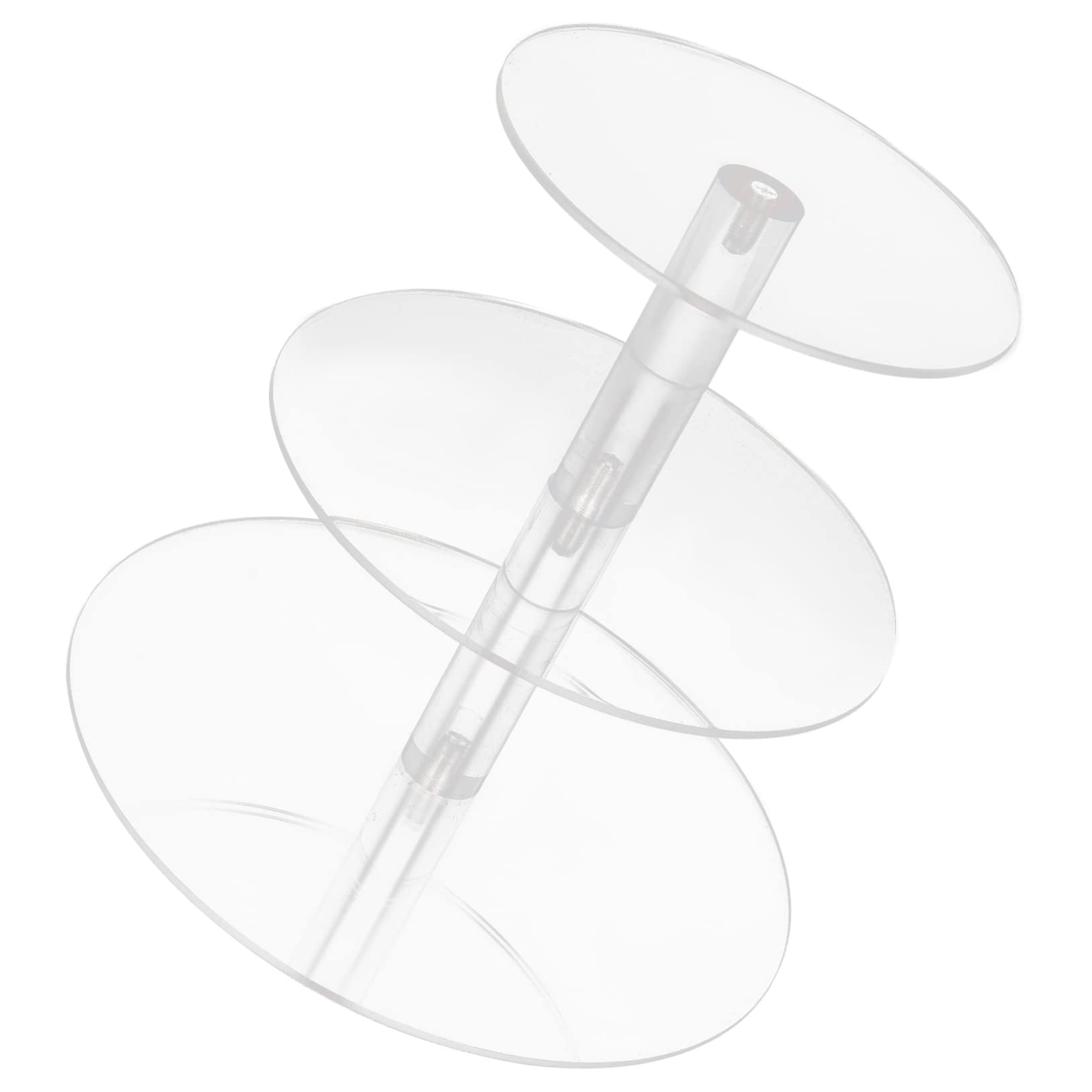 AUTSUPPL Cake Stand Party Favor Dessert Cake Display Stand Fruitcake Dessert Stands 3 Tier Serving Tray Pastry Serving Tray Fruit Accessory Cake Display Holder Cupcake Fruit Stand Acrylic