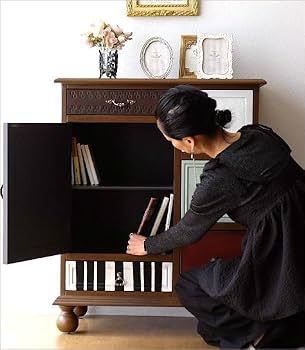 Amazon｜チェスト 木製 おしゃれ アンティーク レトロ 収納家具