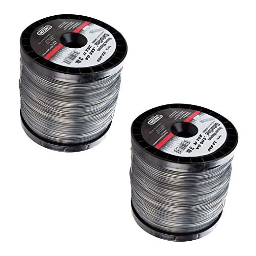 2 Pack Oregon Magnum Gatorline 3 Lb 251' Spool 0.155" Gauge Commercial Grade Square String Trimmer Line