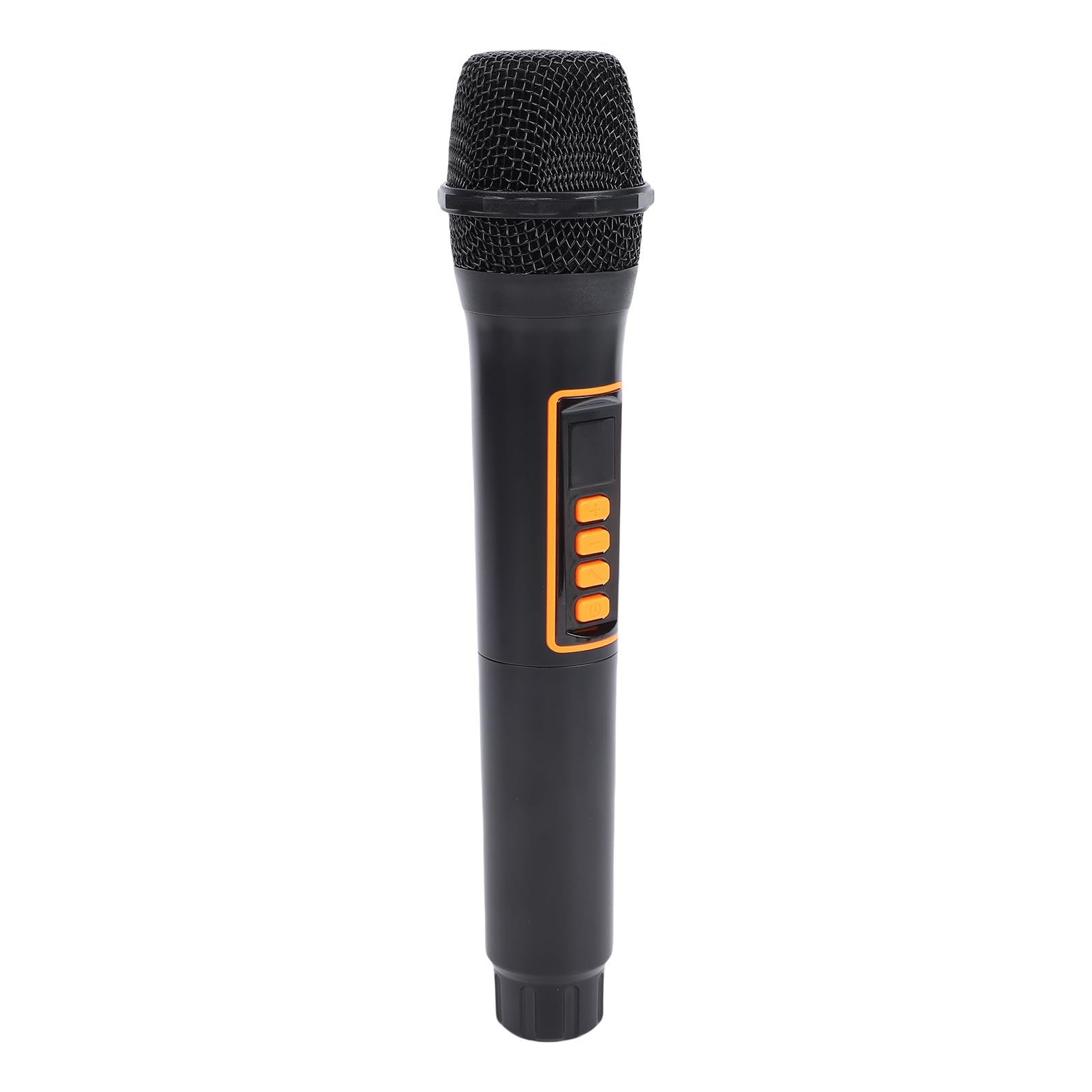 Alomejor Microfono Wireless 2.4G con Ricevitore Ricaricabile, Cardioide Palmare con Interfaccia Audio 6,35mm per Karaoke Festa Palco (1 a 1)