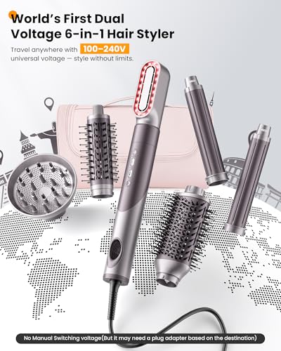 MESCOMB Infrared 6-in-1 Hot Air Styler