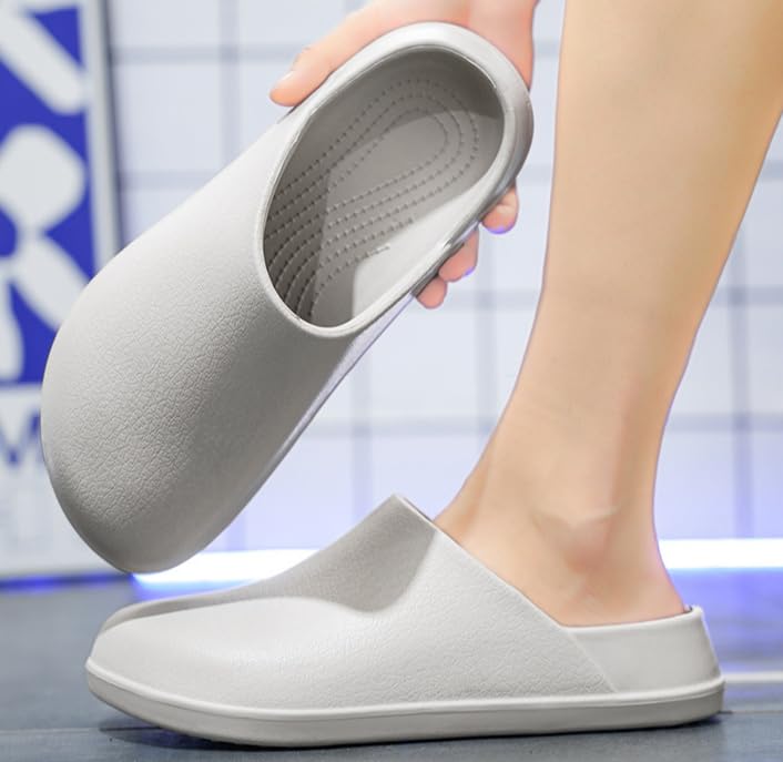 JXpxbao Clogs Herren Pantoletten Sommer Gartenschuhe Leichte Medizinische Arbeitsschuhe kochschuhe rutschfest Gummi Gartenclogs Elegant Sanitär Hausschuhe Leichte Eva Slipper