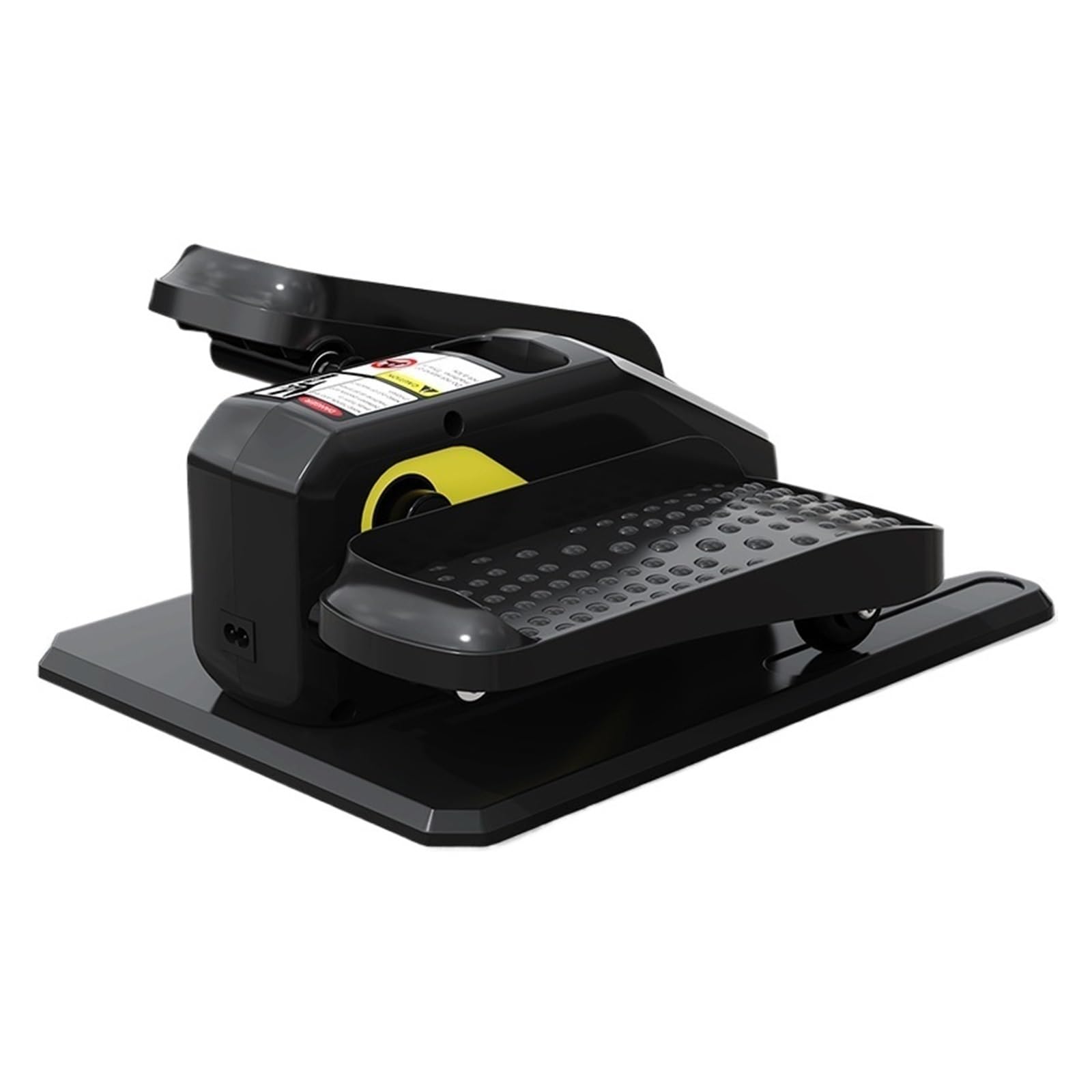 Mini Entrenador Elíptico Eléctrico Compacto Paso A Oficina En Casa Silenciosa Rehabilitación De Piernas Bajo Impacto Pantalla LCD Negro Sin Pasamanos Funcionamiento Silencioso