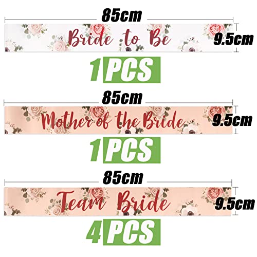 COLOFALLA 6 Pz Fascia Sposa Addio Nubilato Scritte...