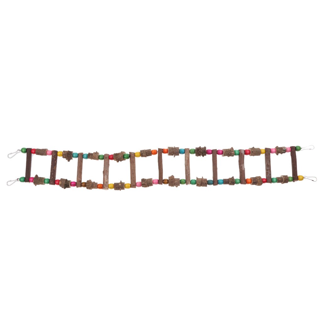 Échelle, Perchoir, Balançoire, Jouet pour Oiseaux, Perruches Calopsittes, Perruches Ondulées, 90 cm