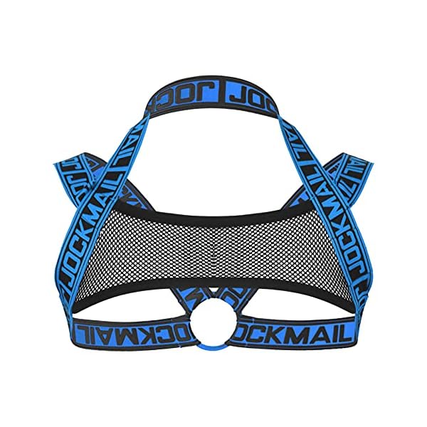 Aiihoo Herren Durchsichtigem Mesh Crop Top Body Brust Harness Schulterumfang Brustumfang Harness Belt mit…
