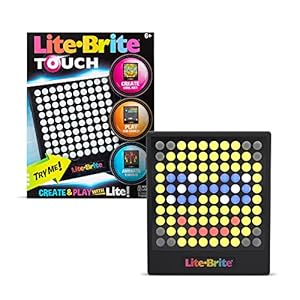 Lite-Brite Touch – Crea, juega y anima – Juguete de aprendizaje sensorial portátil con luz para niñas, niños, unisex, niños pequeños, vacaciones, cumpleaños, regalo, a partir de 6 años