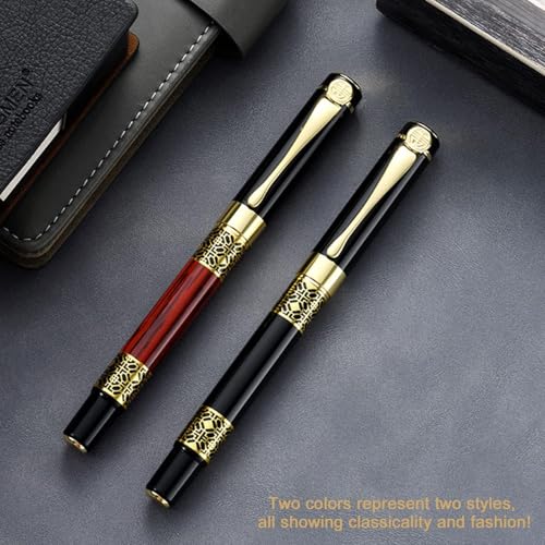 Image of Luxury Ballpoint Pen Black Refill - Professional Business Pen Gift Set for Men & Women, Executive Office with Elegant Gift Box (Luxury Pen Maroon)