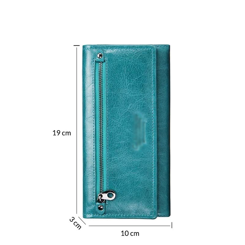Wallets,Wallet Women Card Holder Wallets for Women Long Style Coin Purse Female Clutch Bag (A 19 * 10 * 3cm)2